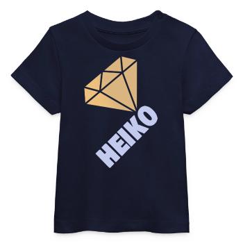 Gift for Heiko - Baby Organic T-shirt by Stanley/Stella - navy - Front