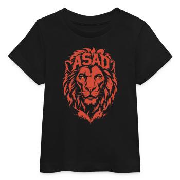 Lion Rouge ASAD Tête Impérieuse - T-shirt bébé bio Stanley/Stella - noir - Devant