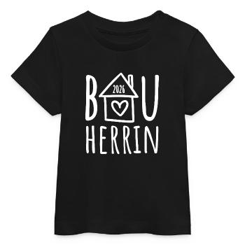 Bauherrin 2026 - Baby Organic T-Shirt Baby Creator von Stanley/Stella - Schwarz - Vorne