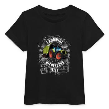 Landwirt - Baby Organic T-Shirt Baby Creator von Stanley/Stella - Schwarz - Vorne