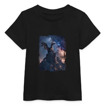 Cerf-volant - T-shirt bébé bio Stanley/Stella - noir - Devant