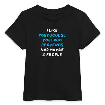 Portuguese Podengo Pequeno - Baby Organic T-shirt by Stanley/Stella - black - Front