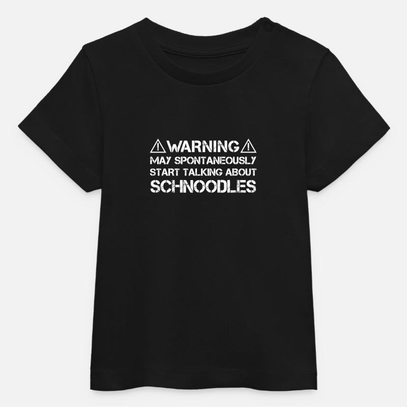 Schnoodle - T-shirt bébé bio Stanley/Stella - noir