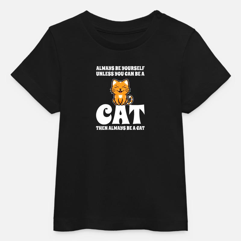 Chat - T-shirt bébé bio Stanley/Stella - noir