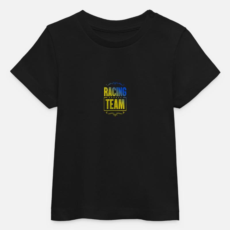 Équipage de course - T-shirt bébé bio Stanley/Stella - noir