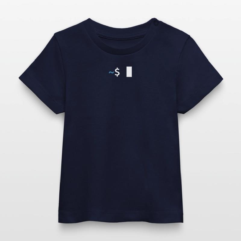 Commande Linux Shell T-shirt bébé bio Stanley/Stella