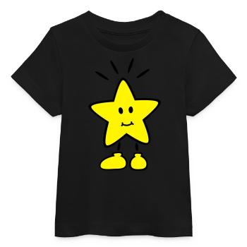 süßer Stern - Baby Organic T-Shirt Baby Creator von Stanley/Stella - Schwarz - Vorne