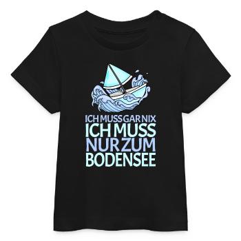 Bodensee - Baby Organic T-Shirt Baby Creator von Stanley/Stella - Schwarz - Vorne