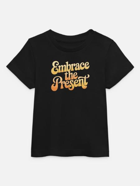 Umfasse Die Gegenwart Inspirierende Spiritualität - Baby Organic T-Shirt Baby Creator von Stanley/Stella - Schwarz