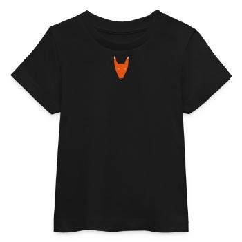 Fox head mam - Baby Organic T-shirt by Stanley/Stella - black - Front