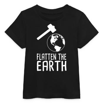 Flatten The Earth - Baby Organic T-Shirt Baby Creator von Stanley/Stella - Schwarz - Vorne