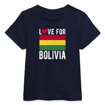Bolivien Souvenir - Baby Organic T-Shirt Baby Creator von Stanley/Stella - Navy - Vorne