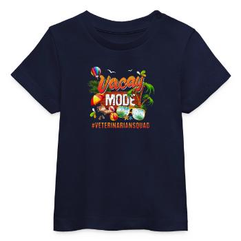 Groupe de vacances vétérinaires #Veterinariansquad - T-shirt bébé bio Stanley/Stella - marine - Devant