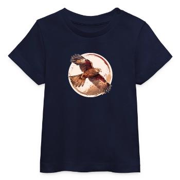 Milan royal oiseau de proie - T-shirt bébé bio Stanley/Stella - marine - Devant