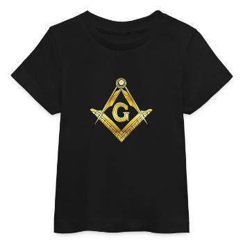 Illuminati maçonniques - T-shirt bébé bio Stanley/Stella - noir - Devant