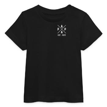 Papa Est. 2026 - Baby Organic T-Shirt Baby Creator von Stanley/Stella - Schwarz - Vorne