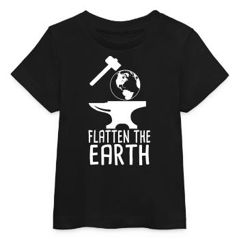 Flatten The Earth - Baby Organic T-Shirt Baby Creator von Stanley/Stella - Schwarz - Vorne
