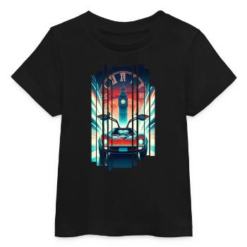 Zurück in die Zukunft Retro 80er T-Shirt - Baby Organic T-Shirt Baby Creator von Stanley/Stella - Schwarz - Vorne