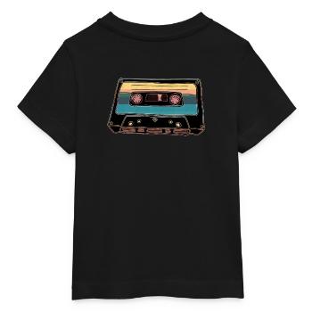 Cassette Vintage années 80 - T-shirt bébé bio Stanley/Stella - noir - Dos