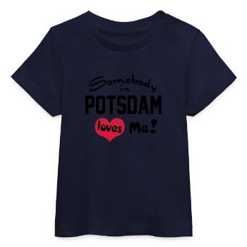 potsdam - Baby Organic T-Shirt Baby Creator von Stanley/Stella - Navy - Vorne
