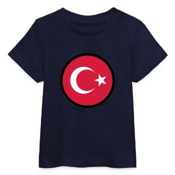 In A Sign Of Turkey - Baby Organic T-shirt by Stanley/Stella - navy - Front