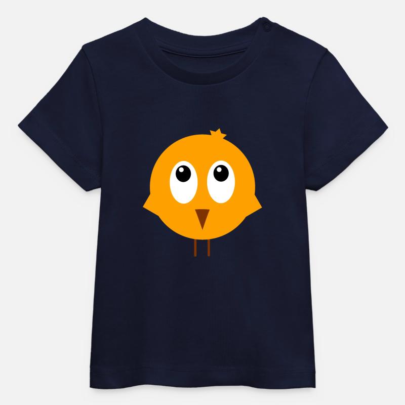 Le poussin vilain - T-shirt bébé bio Stanley/Stella - marine
