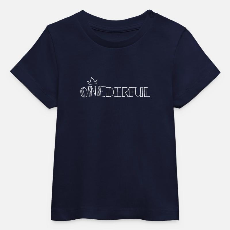 onederful - T-shirt bébé bio Stanley/Stella - marine