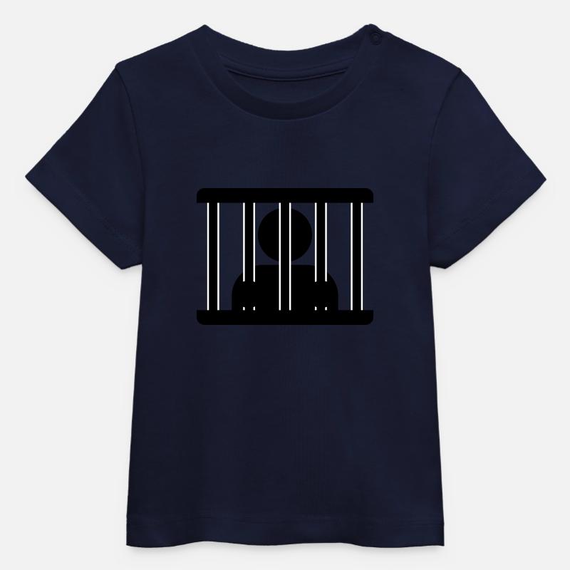 Hinter gittern - Baby Organic T-Shirt Baby Creator von Stanley/Stella - Navy