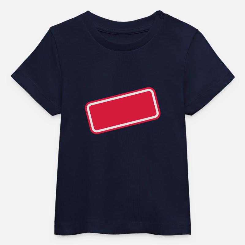 Bouclier - T-shirt bébé bio Stanley/Stella - marine