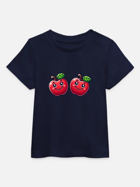Äpfel - Baby Organic T-Shirt Baby Creator von Stanley/Stella - Navy