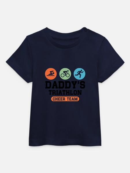 Triathlon Cheer Team - Baby Organic T-Shirt Baby Creator von Stanley/Stella - Navy