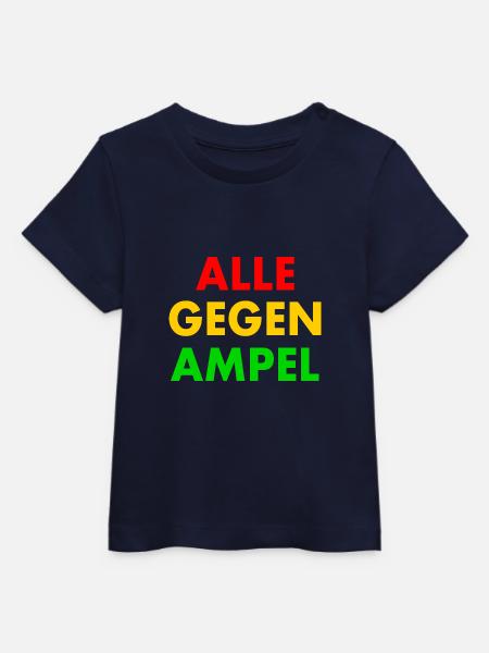 Alle gegen ampel - Baby Organic T-Shirt Baby Creator von Stanley/Stella - Navy
