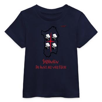 Sardinien - Die Insel der vier Köche - Baby Organic T-Shirt Baby Creator von Stanley/Stella - Navy - Vorne