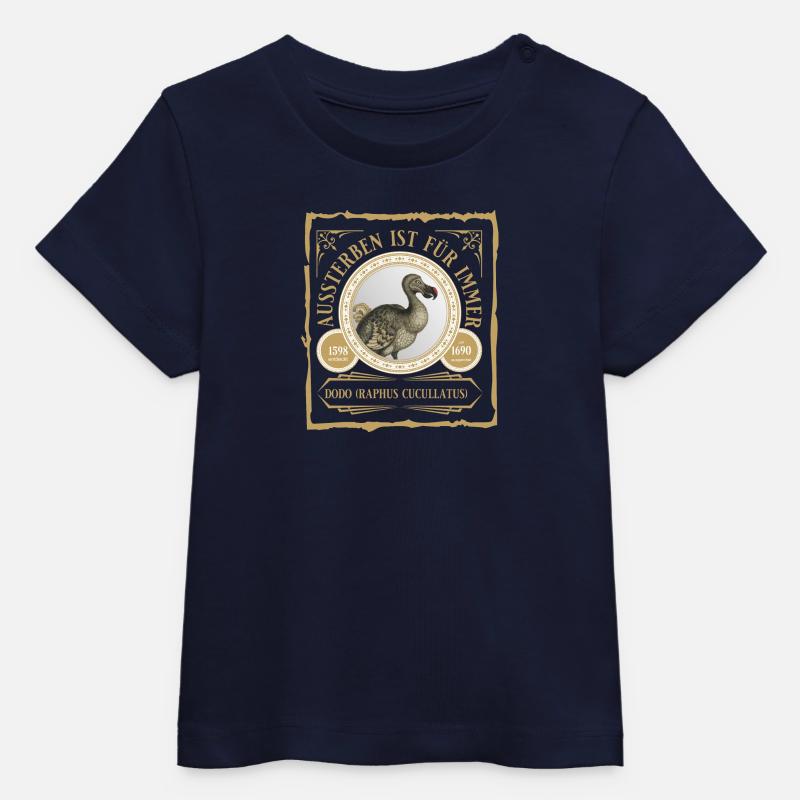 L’extinction est éternelle - T-shirt bébé bio Stanley/Stella - marine