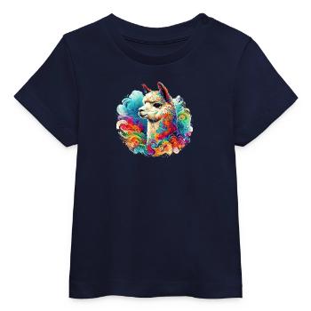 Alpaka - Baby Organic T-Shirt Baby Creator von Stanley/Stella - Navy - Vorne