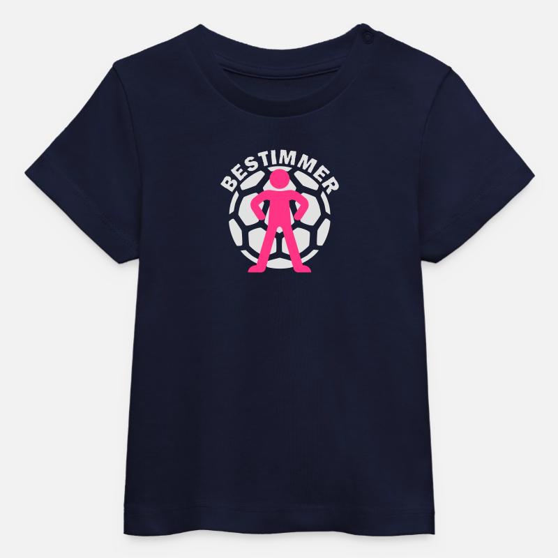 Trainer - déterminant - T-shirt bébé bio Stanley/Stella - marine