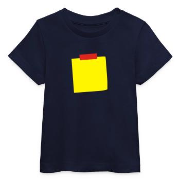 Zettel 3c - Baby Organic T-Shirt Baby Creator von Stanley/Stella - Navy - Vorne