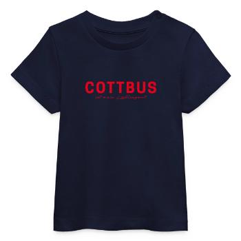 Cottbus T-Shirt – Per veri fan - T-shirt neonato bio di Stanley/Stella - navy - Fronte