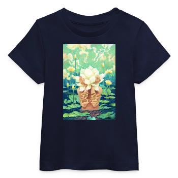 See Rose - Baby Organic T-Shirt Baby Creator von Stanley/Stella - Navy - Vorne