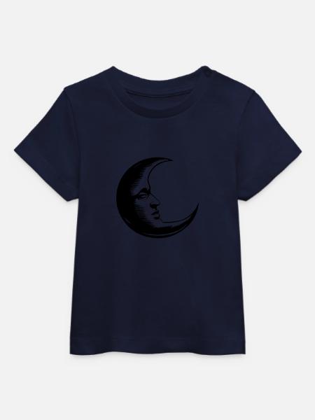 Mystische Mondsichel - Baby Organic T-Shirt Baby Creator von Stanley/Stella - Navy