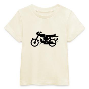 Simson ohne Fahrer - Baby Organic T-Shirt Baby Creator von Stanley/Stella - Natur - Vorne