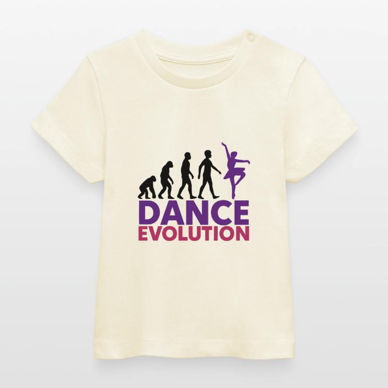 Dance Evolution Ballet Dancer Baby Organic T-shirt by Stanley/Stella