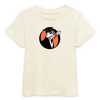 Deaf School Graduation College Certificate Certificate Certificate - Baby Organic T-shirt by Stanley/Stella - soft Ecru - Front