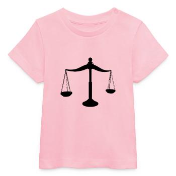 Lawyer Lawyer Judge Judge Law Justi - Baby Organic T-shirt by Stanley/Stella - cotton pink - Front
