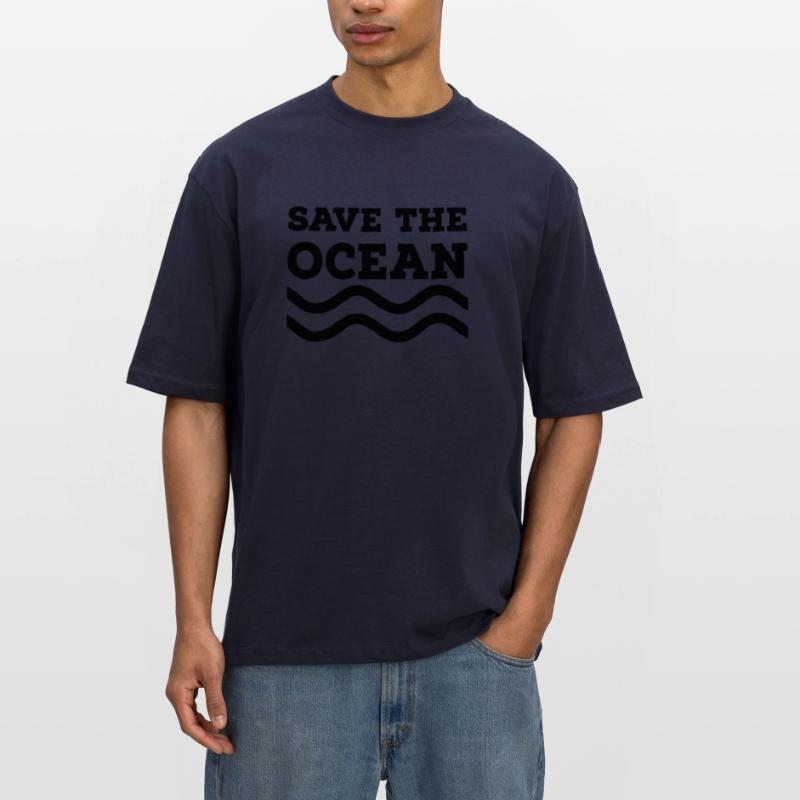 Pelasta valtameri Oversized unisex t-paita