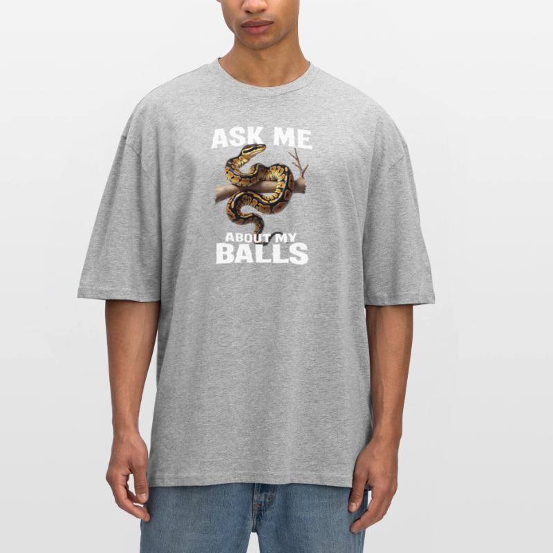 Kongepython Slanger Elsker Terrarium Python Oversize unisex T-shirt