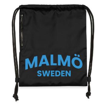 Malmö - Sac à cordon en polyester recyclé - noir - Devant