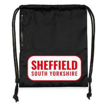 Sheffield - Gymsac made from recycled material - black - Front