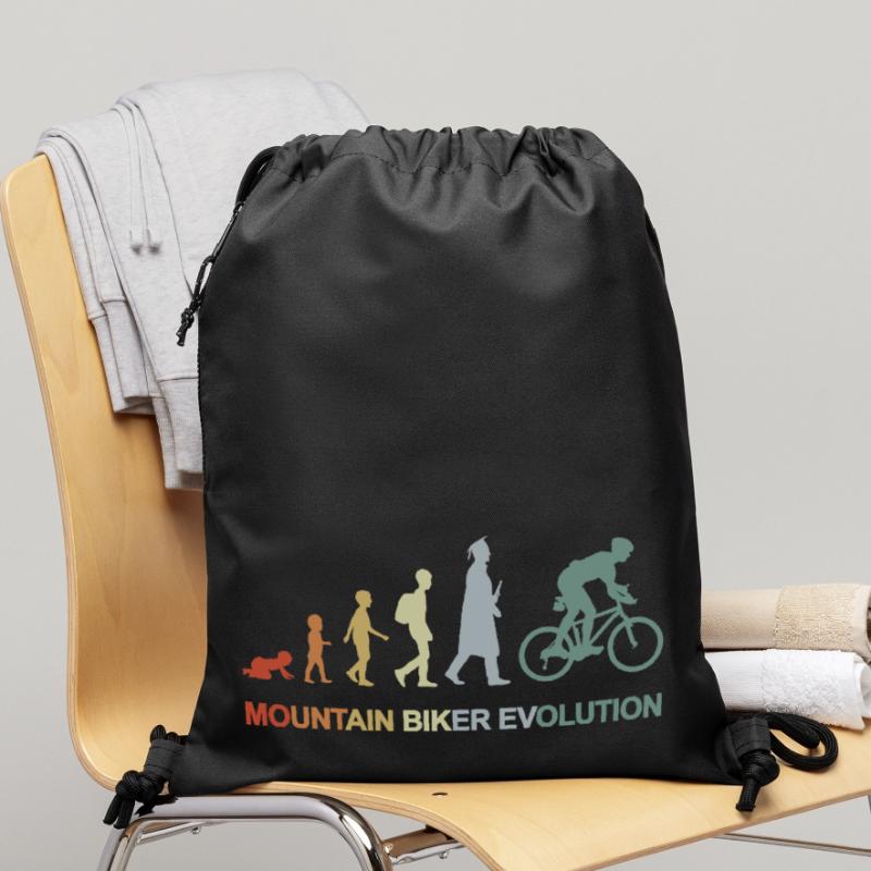 Mountain Biker Evolution Gymsac made from recycled material