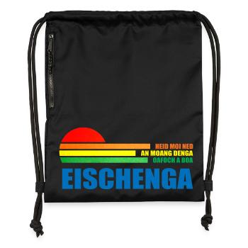 heid moi ned an moang denga oafoch a boa eischenga - Gymsac made from recycled material - black - Front